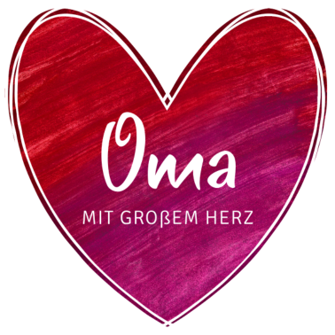 Motiv Oma mit großem Herz