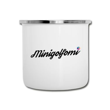 Geburtstagsgeschenk Oma Emaille Tasse - Minigolfomi - Omi - Oma