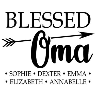 Motiv Großmutter Oma Spruch Familie Geschenk