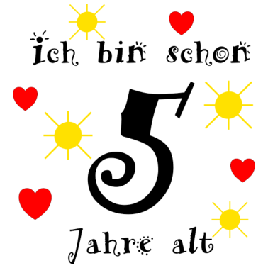 Motiv Ich bin schon 5 Jahre Geburtstagsgeschenk Kinder