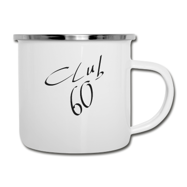 Geburtstagsgeschenk Oma Emaille Tasse - Club60-Geburtstagsgeschenke für den runden 60er