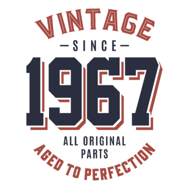 Motiv Jahrgang seit 1967 Geburtstagsgeschenk