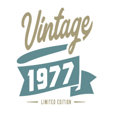 Motiv Vintage seit 1977 Geburtstagsgeschenk