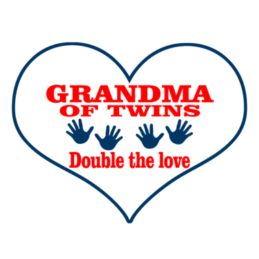 Motiv Oma von Zwillingen T-Shirt