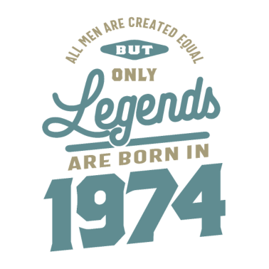 Motiv Legenden seit 1974 Geburtstagsgeschenk