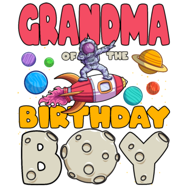 Motiv Oma des Dabbing Astronaut Geburtstagsjungen Matc