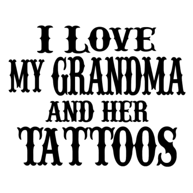 Motiv Ich liebe meine Oma und ihre Tattoos T-Shirt