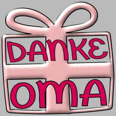 Motiv DANKE OMA GROßMAMA