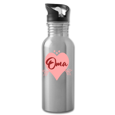 Geburtstagsgeschenk Oma Trinkflasche - Oma HERZ DANKESCHÖN