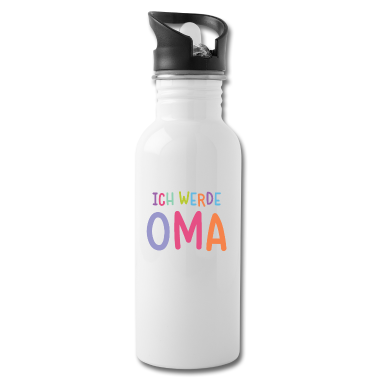 Geburtstagsgeschenk Oma Trinkflasche - Ich werde Oma