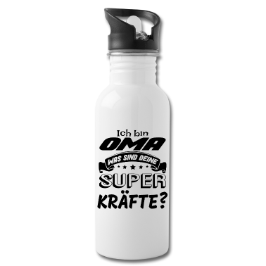 Geburtstagsgeschenk Oma Trinkflasche - Ich bin Oma was sind deine Superkräfte? Geschenk
