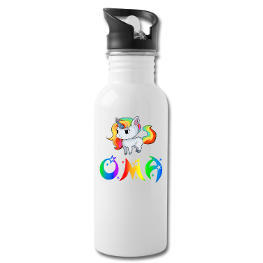 Geburtstagsgeschenk Oma Trinkflasche - Einhorn Oma