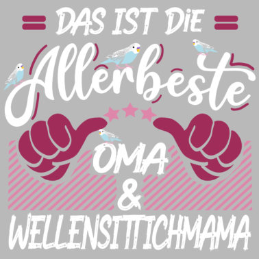 Motiv Wellensittichmama und Oma