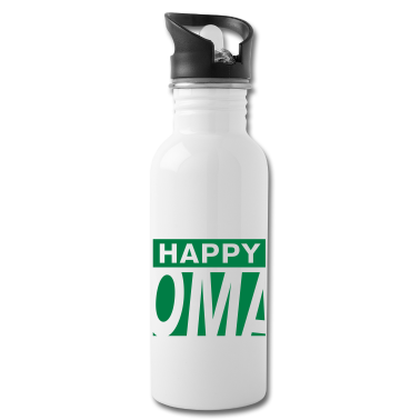 Geburtstagsgeschenk Oma Trinkflasche - Happy Oma