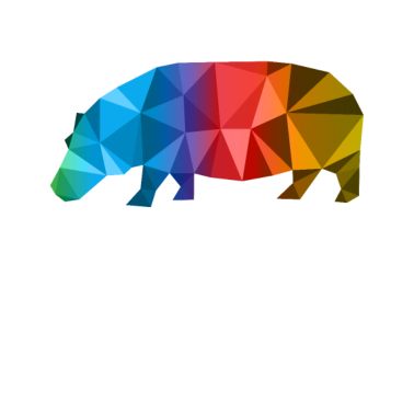 Motiv Nilperd Geschenk Hippo Bunt Kunstwerk Geometrie