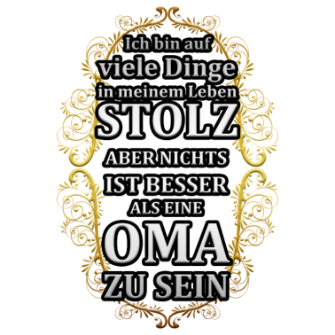 Motiv Stolze Oma