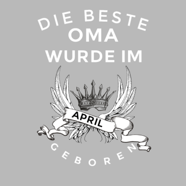 Motiv die beste oma april geboren