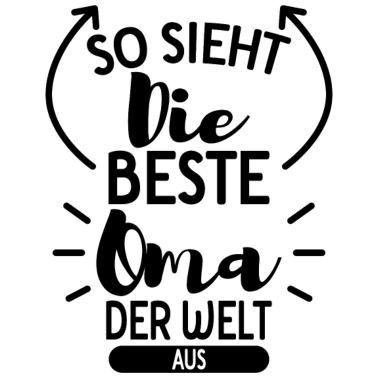 Motiv Die beste Oma Geschenk Familie