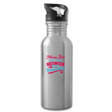 Geburtstagsgeschenk Oma Trinkflasche - Mama oma Geschenk Familie