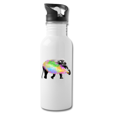 Geburtstagsgeschenk Oma Trinkflasche - Elefant, Tier, Safari, Afrika