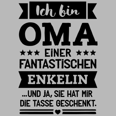 Motiv Oma und super Enkelin
