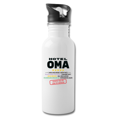 Geburtstagsgeschenk Oma Trinkflasche - Hotel Oma Durchgehend Geöffnet