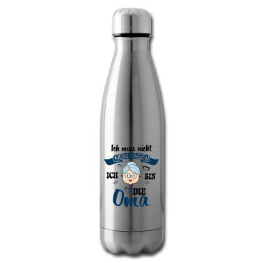 Geburtstagsgeschenk Oma Trinkflasche - Ich bin die oma Mutter Familie Geschenk Kinder