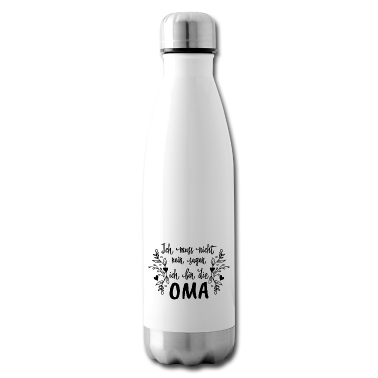 Geburtstagsgeschenk Oma Trinkflasche - Ich bin die Oma Geschenk Liebe Familie Herz