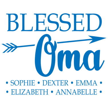 Motiv Großmutter Oma Spruch Familie Geschenk