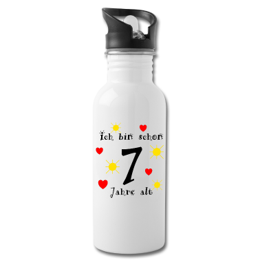 Geburtstagsgeschenk Oma Trinkflasche - Ich bin schon 7 Jahre Geburtstagsgeschenk Kinder