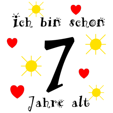 Motiv Ich bin schon 7 Jahre Geburtstagsgeschenk Kinder