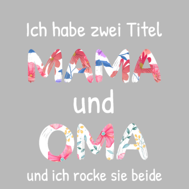 Motiv Zwei Titel Mama Oma