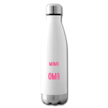 Geburtstagsgeschenk Oma Trinkflasche - Zwei Titel Mama Oma