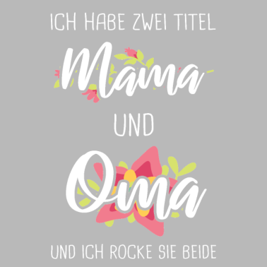 Motiv Zwei Titel Mama Oma