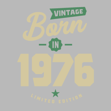 Motiv Vintage Born in 1976 Geburtstagsgeschenk