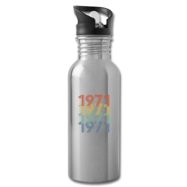 Geburtstagsgeschenk Oma Trinkflasche - 1971 - Awesome Vintage Style, 50. Geburtstagsgeschenk