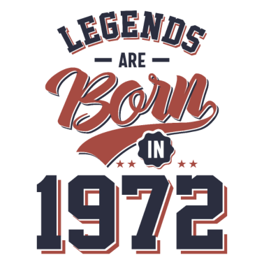 Motiv Legenden werden 1972 zum Geburtstagsgeschenk geboren