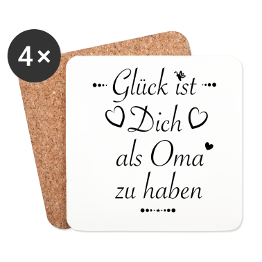 Geburtstagsgeschenk Oma Untersetzer - Geschenk für deine Oma