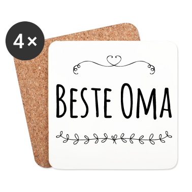 Geburtstagsgeschenk Oma Untersetzer - Oma