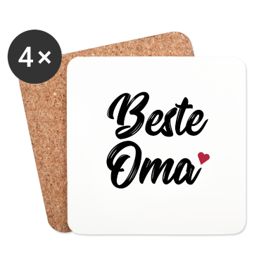 Geburtstagsgeschenk Oma Untersetzer - Beste Oma