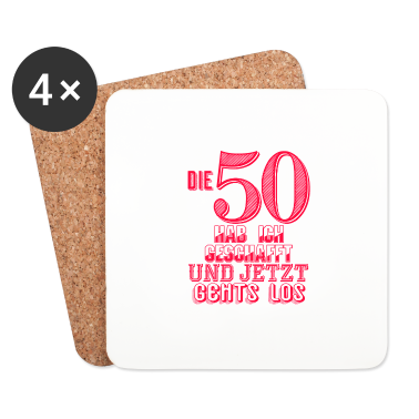 Geburtstagsgeschenk Oma Untersetzer - Geburtstagsgeschenk zum 50. Geburtstag