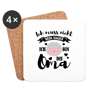Geburtstagsgeschenk Oma Untersetzer - Familie Oma Geschenk