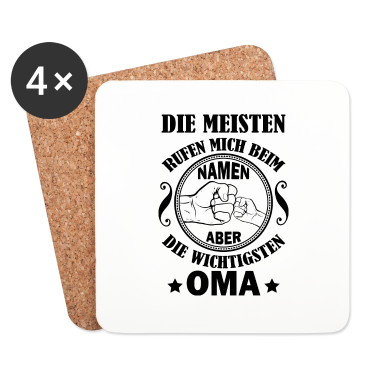 Geburtstagsgeschenk Oma Untersetzer - Oma Geschenk Familie