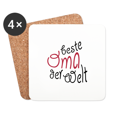 Geburtstagsgeschenk Oma Untersetzer - Geschenk für Oma - Beste Oma der Welt