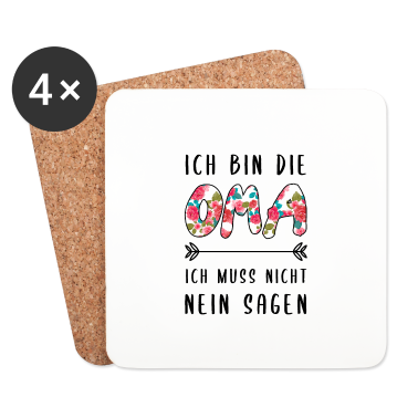 Geburtstagsgeschenk Oma Untersetzer - Oma Geschenk