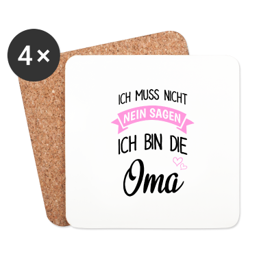 Geburtstagsgeschenk Oma Untersetzer - Oma Geschenk