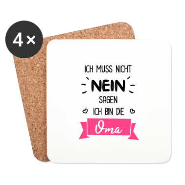 Geburtstagsgeschenk Oma Untersetzer - Oma Geschenk