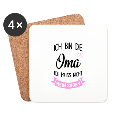 Geburtstagsgeschenk Oma Untersetzer - Oma Geschenk