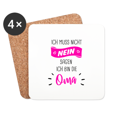 Geburtstagsgeschenk Oma Untersetzer - Oma Geschenk