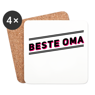 Geburtstagsgeschenk Oma Untersetzer - Oma des Jahres